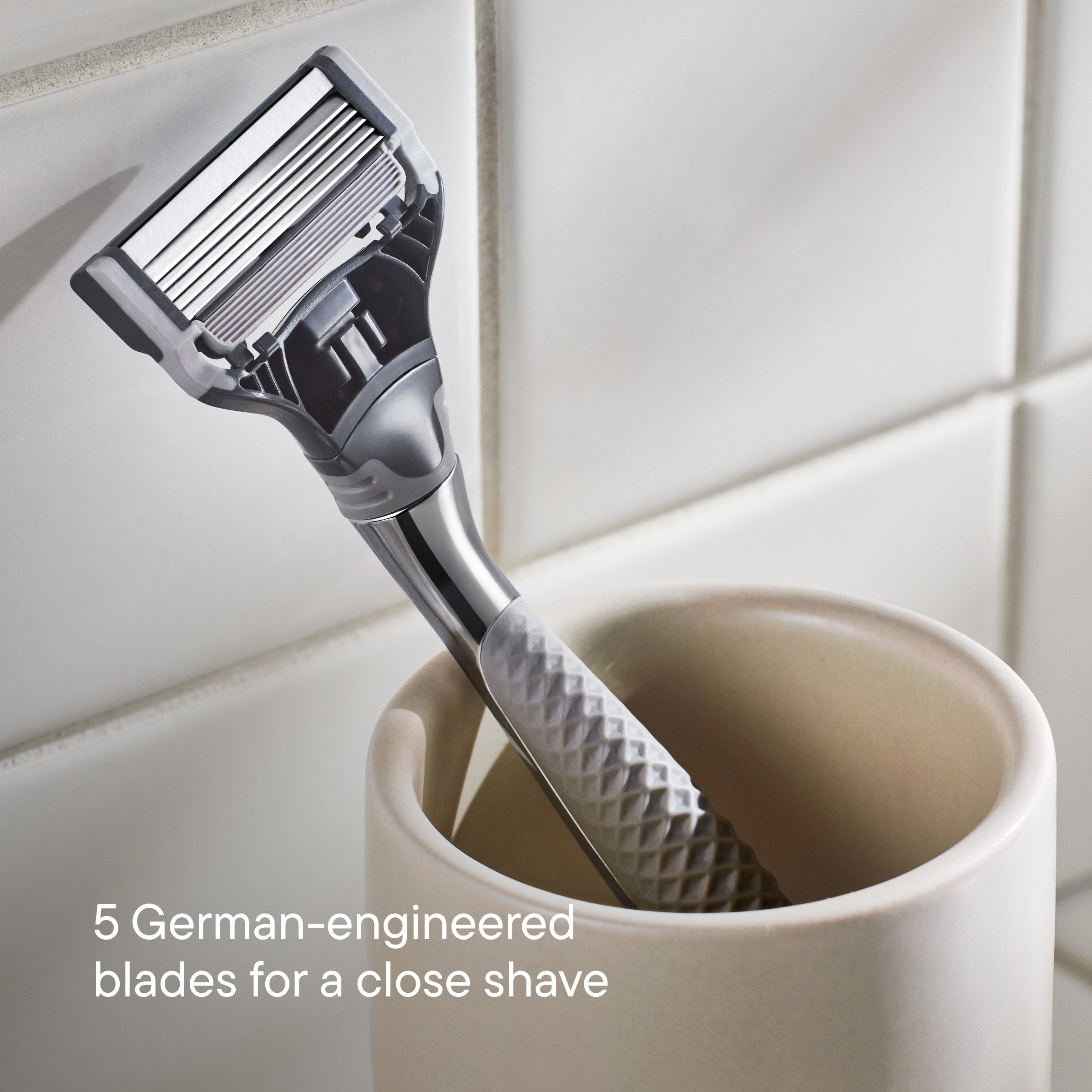 Harry's Chrome Handle / Chrome - Silver / Shave Cream